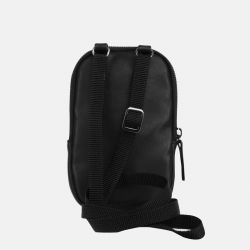 Czarna mała saszetka etui na telefon ze skóry naturalnej - Oferta B2B