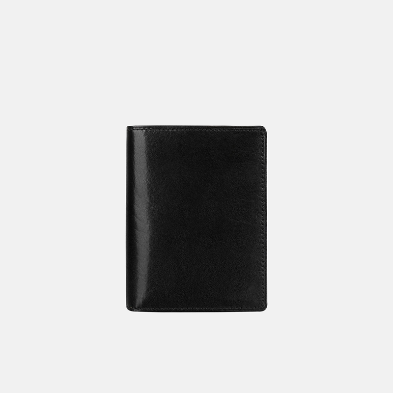 Czarne etui na dokumenty skórzane - oferta dla firm