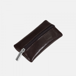 Brązowe etui na klucze skórzane