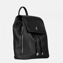 Czarny plecak damski ze skóry naturalnej - Oferta B2B