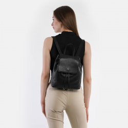 Czarny plecak damski ze skóry naturalnej - Oferta B2B