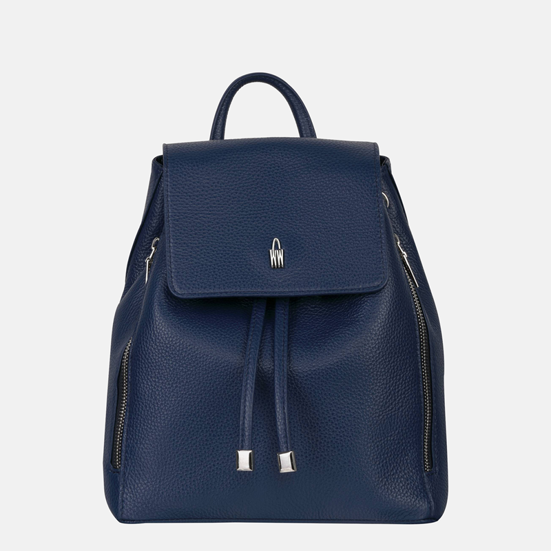Granatowy plecak skórzany damski - Oferta B2b - oferta dla firm