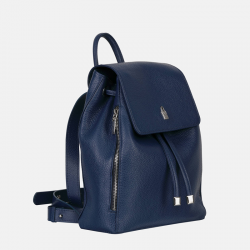 Granatowy plecak skórzany damski - Oferta B2b