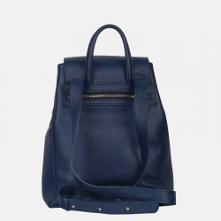 Granatowy plecak skórzany damski - Oferta B2b
