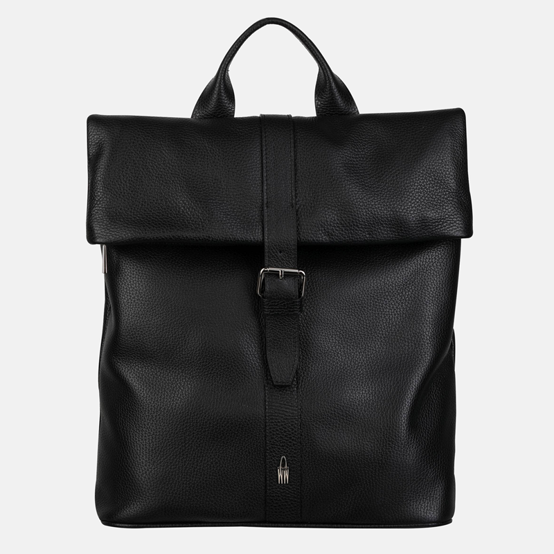 Duży czarny plecak ze skóry naturalnej - Oferta B2B - oferta dla firm