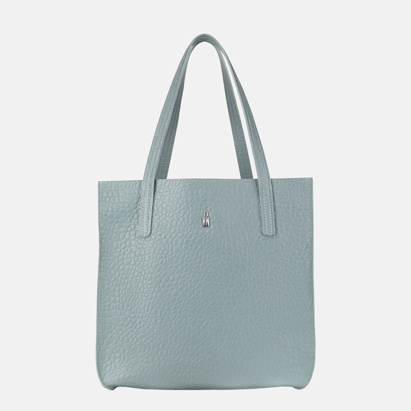 Niebieska torebka skórzana shopper - Oferta B2B - oferta dla firm