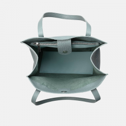 Niebieska torebka skórzana shopper - Oferta B2B