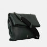 Ciemnozielona składana torebka skórzana damska 2w1 - Oferta B2B - oferta dla firm