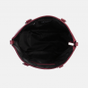 Bordowa torebka shopper ze skóry naturalnej - Oferta B2B - oferta dla firm
