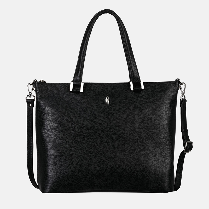 Czarna torebka skórzana shopper - Oferta B2B - oferta dla firm