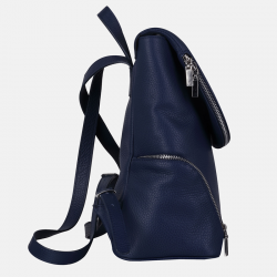 Granatowy damski plecak ze skóry - Oferta B2B