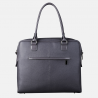 Popielata duża teczka skórzana damska - Oferta B2B - oferta dla firm