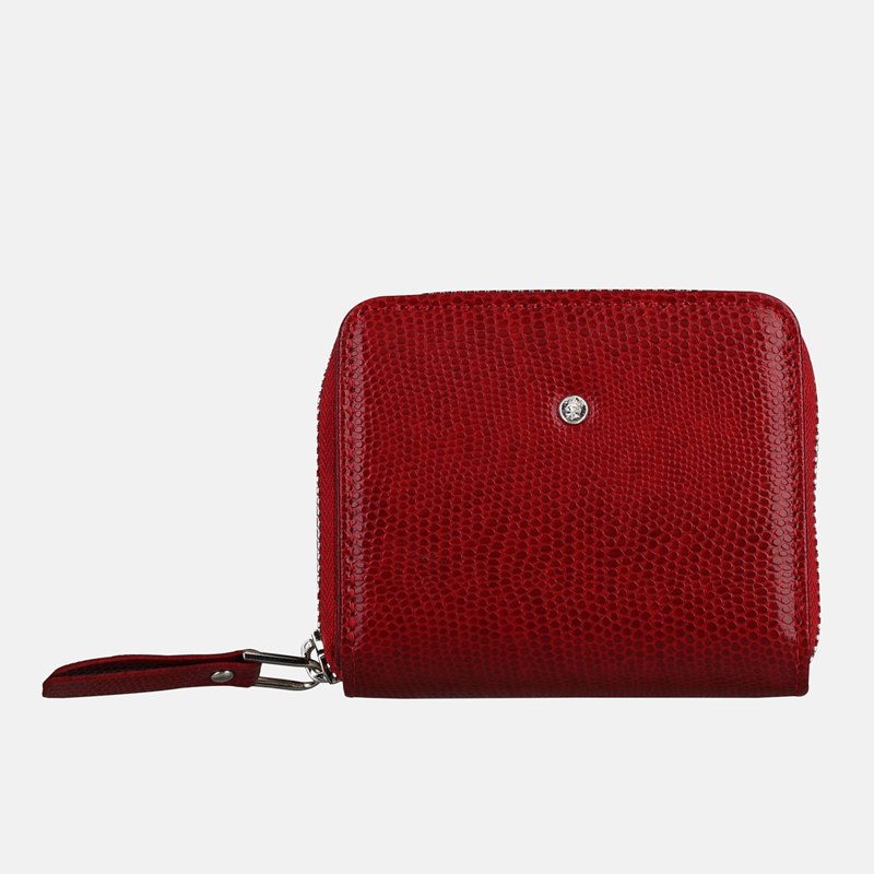 Czerwony portfel skórzany - oferta dla firm