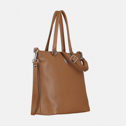 Torebka skórzana shopper w kolorze miodowym - Oferta B2B