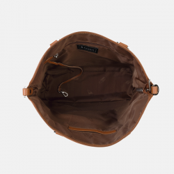 Torebka skórzana shopper w kolorze miodowym - Oferta B2B