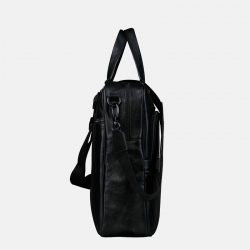 Czarna klasyczna męska teczka ze skóry - Oferta B2B