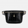 IDA - Czarna nerka skórzana croco - Oferta B2B - oferta dla firm