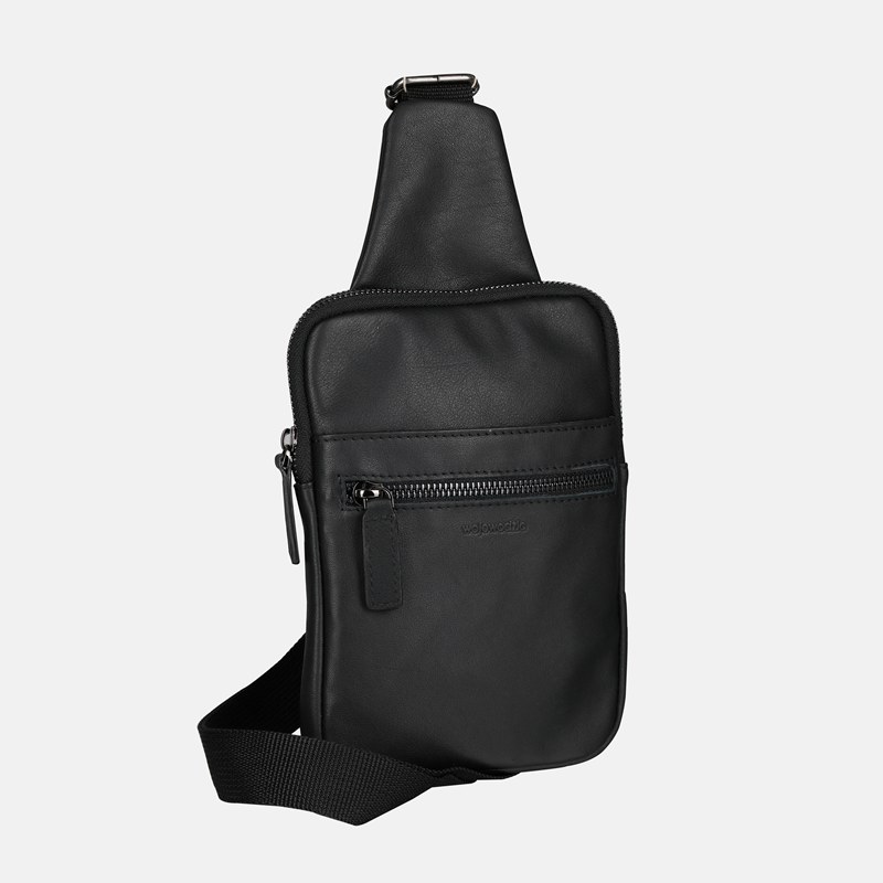 Skórzana czarna nerka męska - Oferta B2B - oferta dla firm